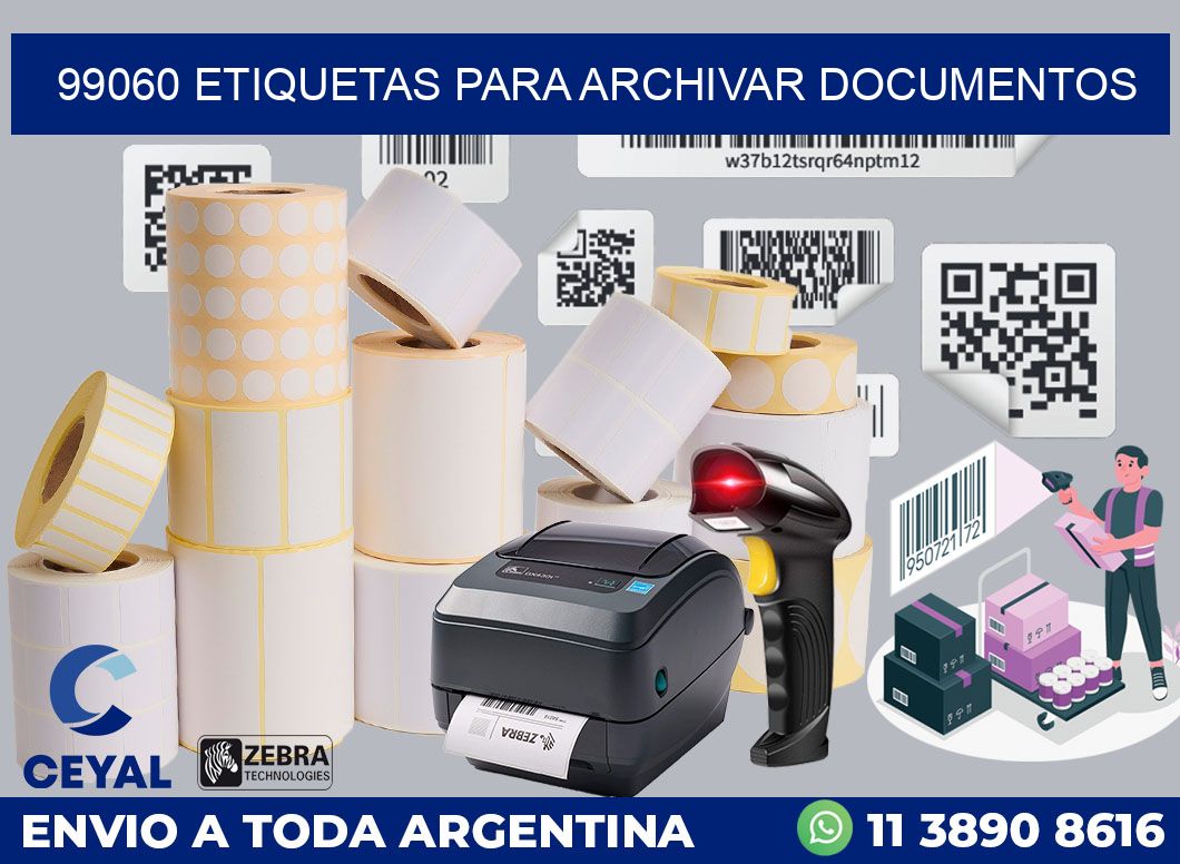 99060 ETIQUETAS PARA ARCHIVAR DOCUMENTOS