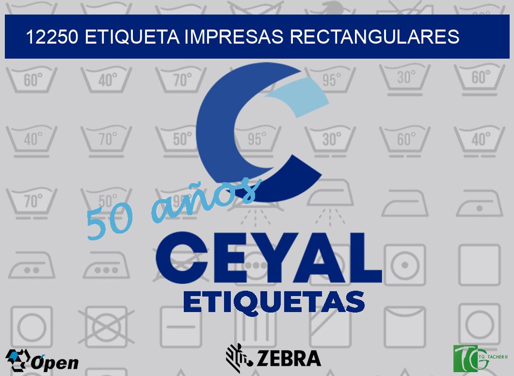 12250 ETIQUETA IMPRESAS RECTANGULARES