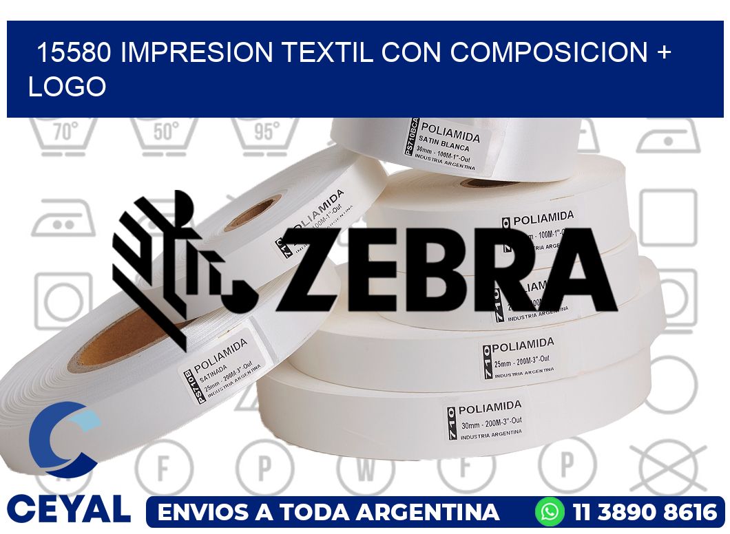15580 IMPRESION TEXTIL CON COMPOSICION + LOGO