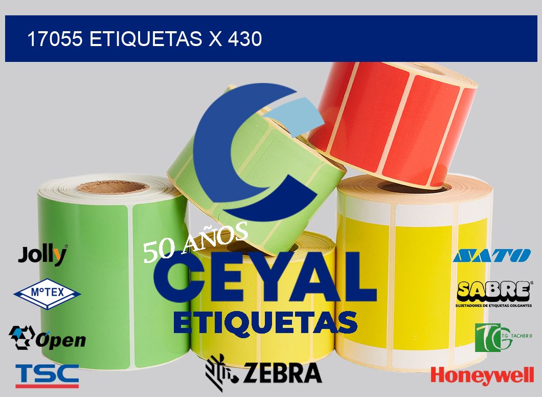 17055 Etiquetas x 430