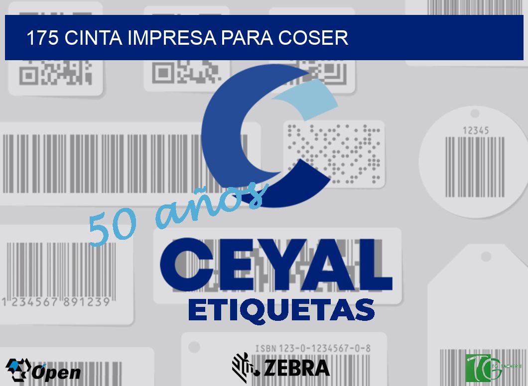 175 CINTA IMPRESA PARA COSER