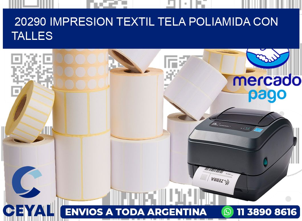 20290 IMPRESION TEXTIL TELA POLIAMIDA CON TALLES