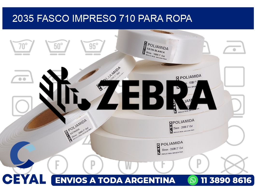 2035 FASCO IMPRESO 710 PARA ROPA
