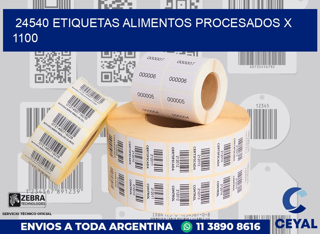 24540 etiquetas alimentos procesados x 1100