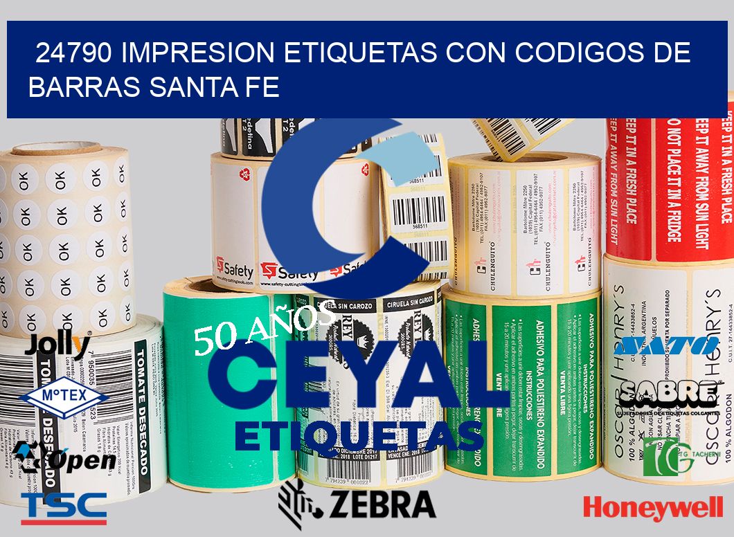 24790 IMPRESION ETIQUETAS CON CODIGOS DE BARRAS SANTA FE