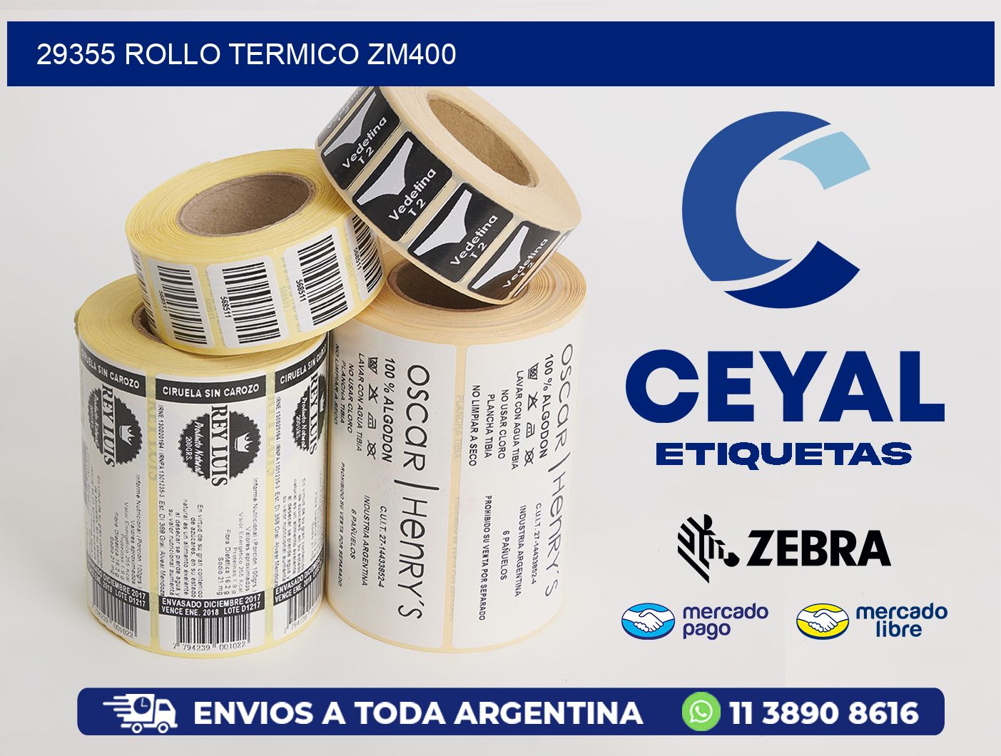 29355 ROLLO TERMICO ZM400