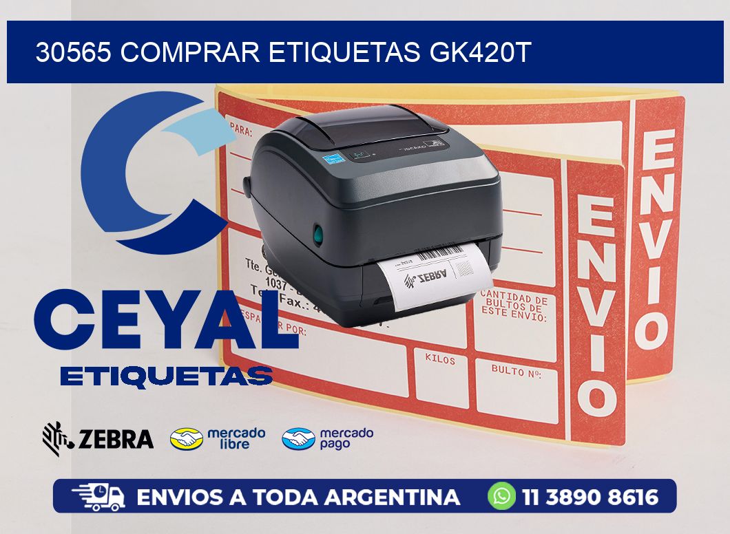 30565 COMPRAR ETIQUETAS GK420T