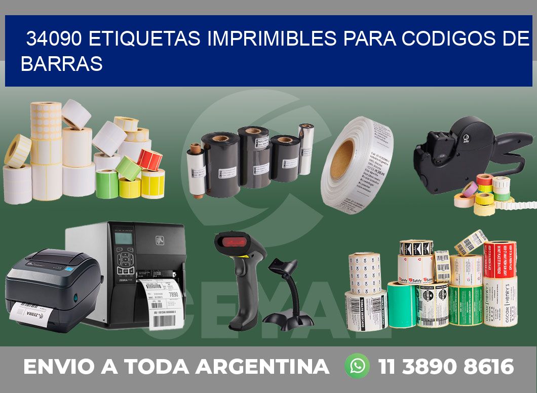 34090 ETIQUETAS IMPRIMIBLES PARA CODIGOS DE BARRAS