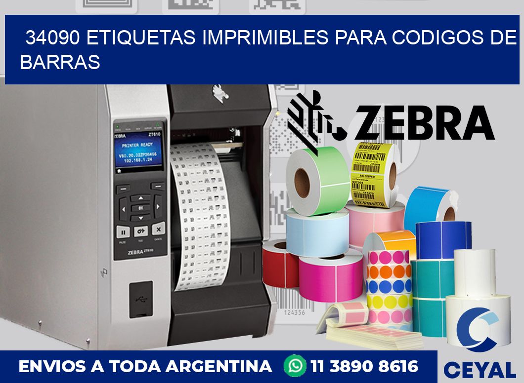 34090 ETIQUETAS IMPRIMIBLES PARA CODIGOS DE BARRAS