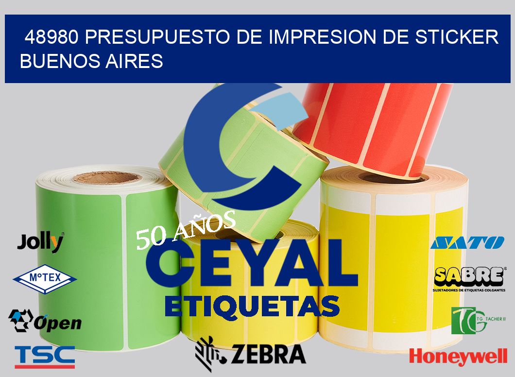 48980 PRESUPUESTO DE IMPRESION DE STICKER BUENOS AIRES