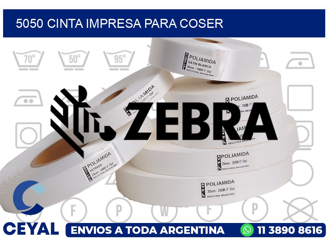 5050 CINTA IMPRESA PARA COSER