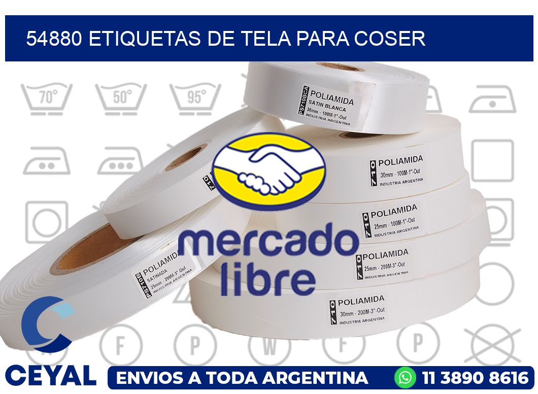 54880 ETIQUETAS DE TELA PARA COSER