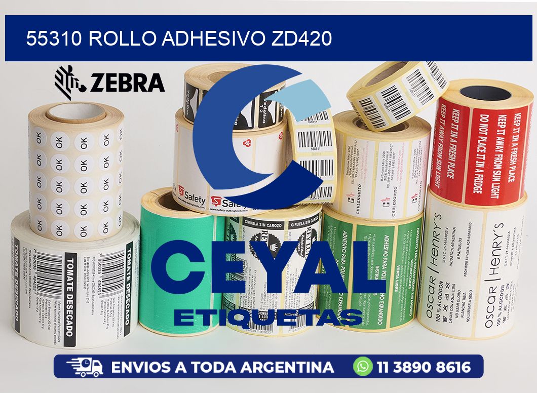 55310 ROLLO ADHESIVO ZD420