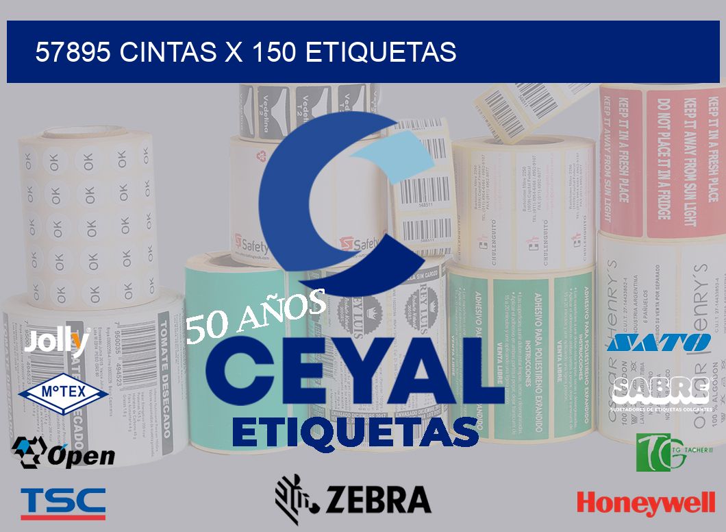 57895 cintas x 150 etiquetas