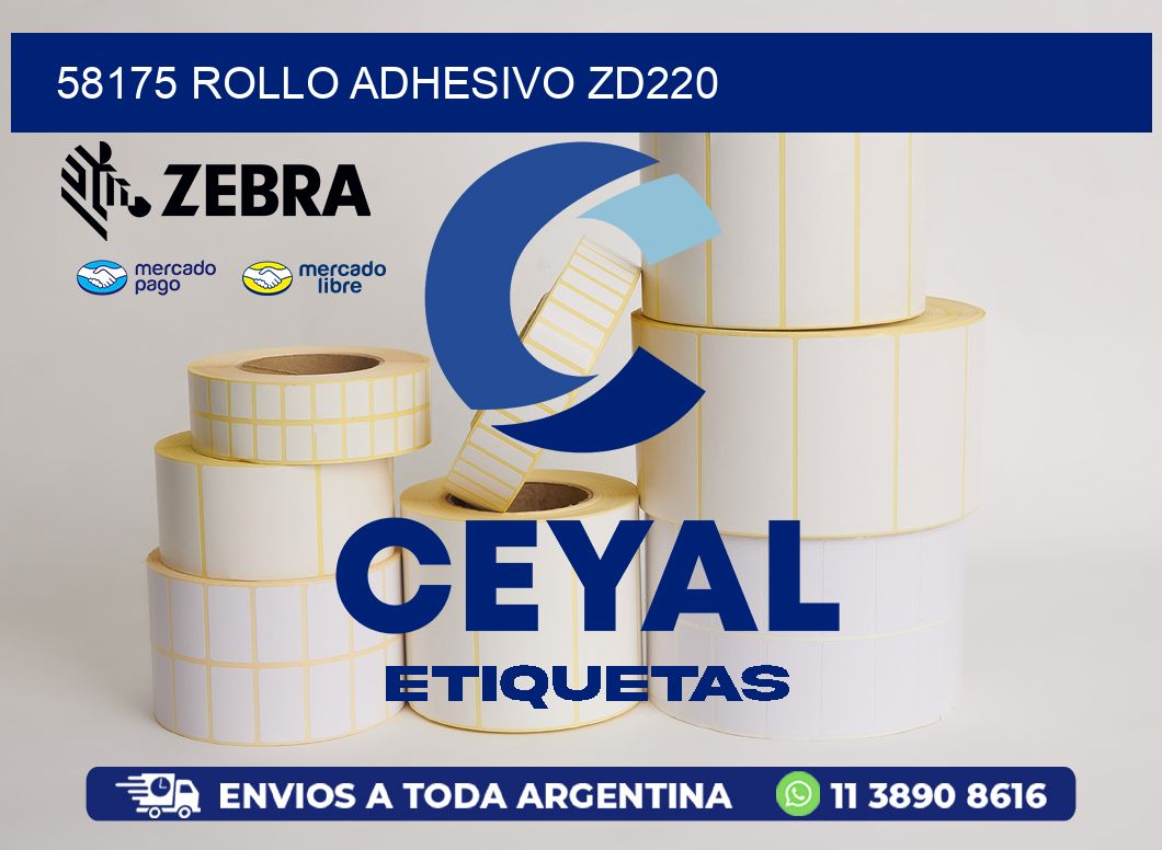 58175 ROLLO ADHESIVO ZD220