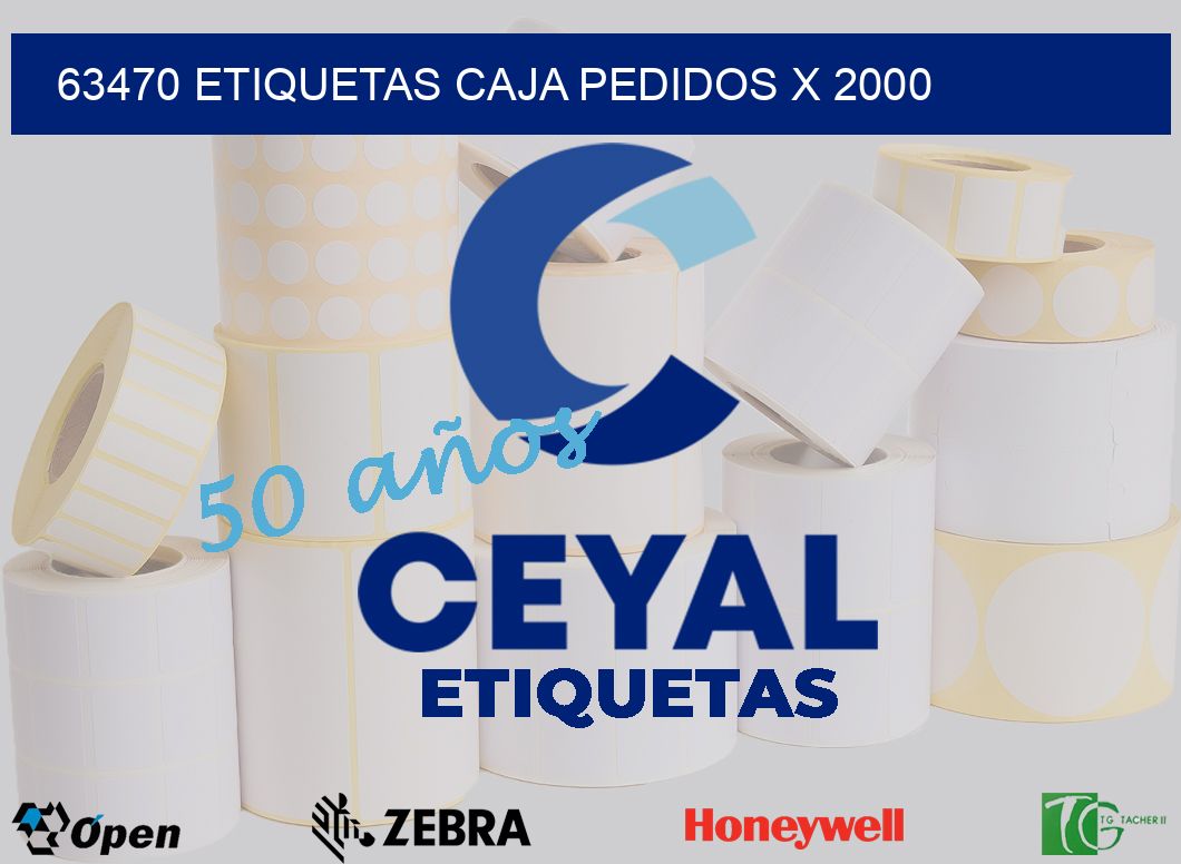63470 etiquetas caja pedidos x 2000