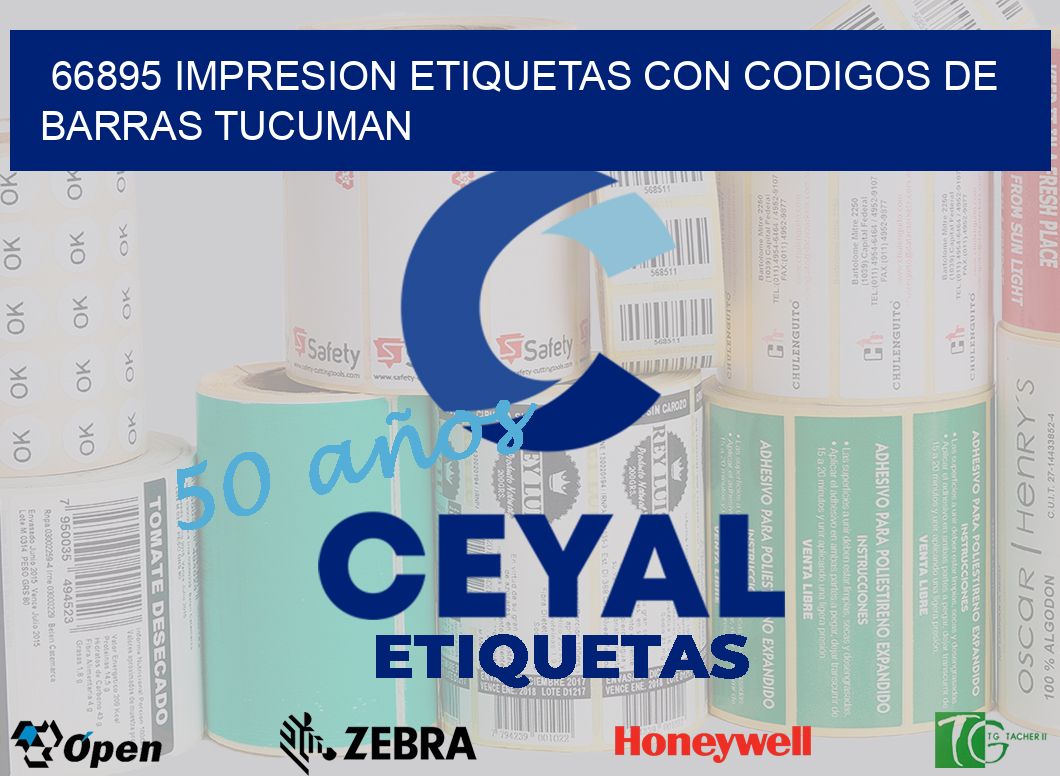 66895 IMPRESION ETIQUETAS CON CODIGOS DE BARRAS TUCUMAN