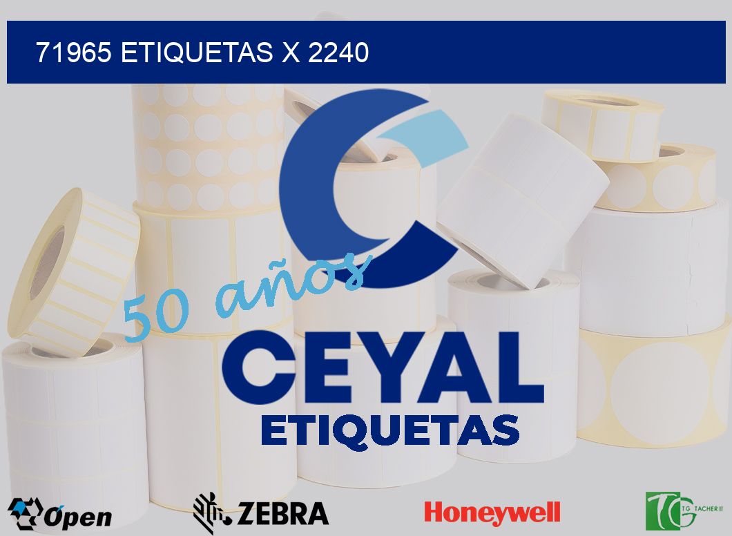 71965 Etiquetas x 2240