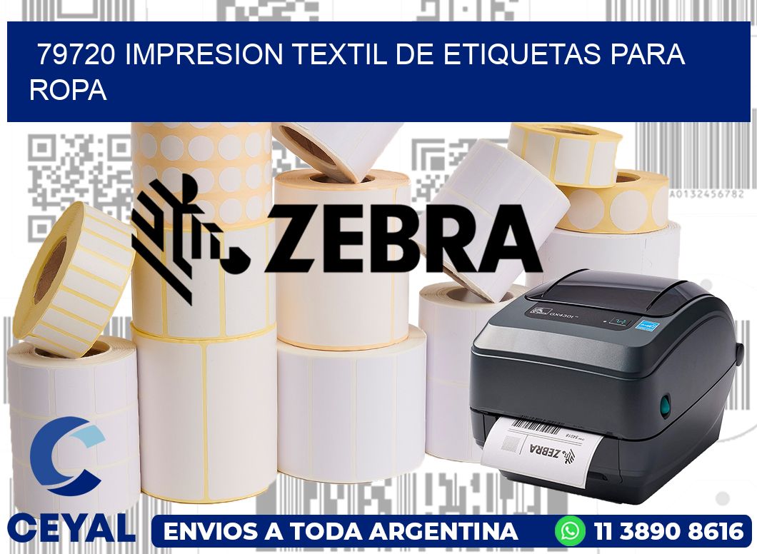 79720 IMPRESION TEXTIL DE ETIQUETAS PARA ROPA