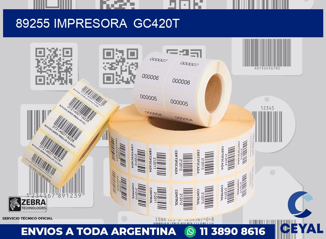 89255 impresora gc420t