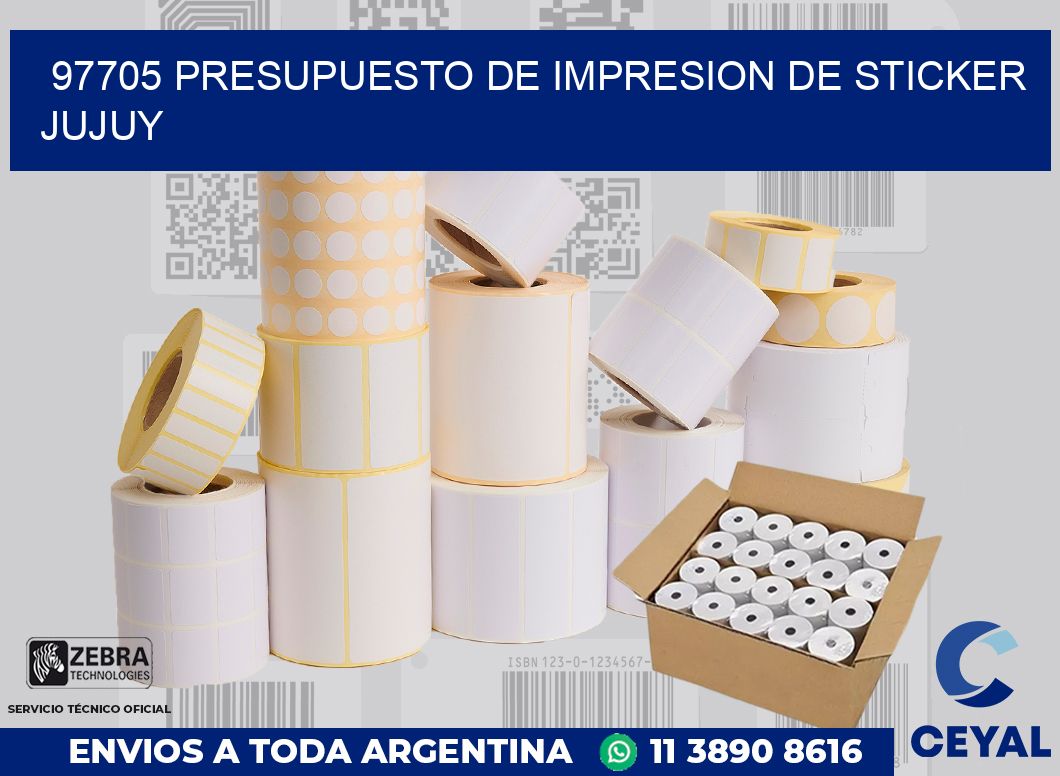 97705 PRESUPUESTO DE IMPRESION DE STICKER JUJUY