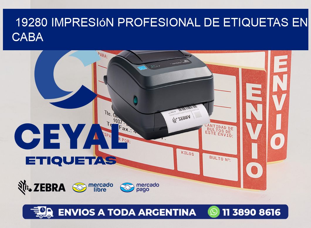 19280 Impresión Profesional de Etiquetas en CABA