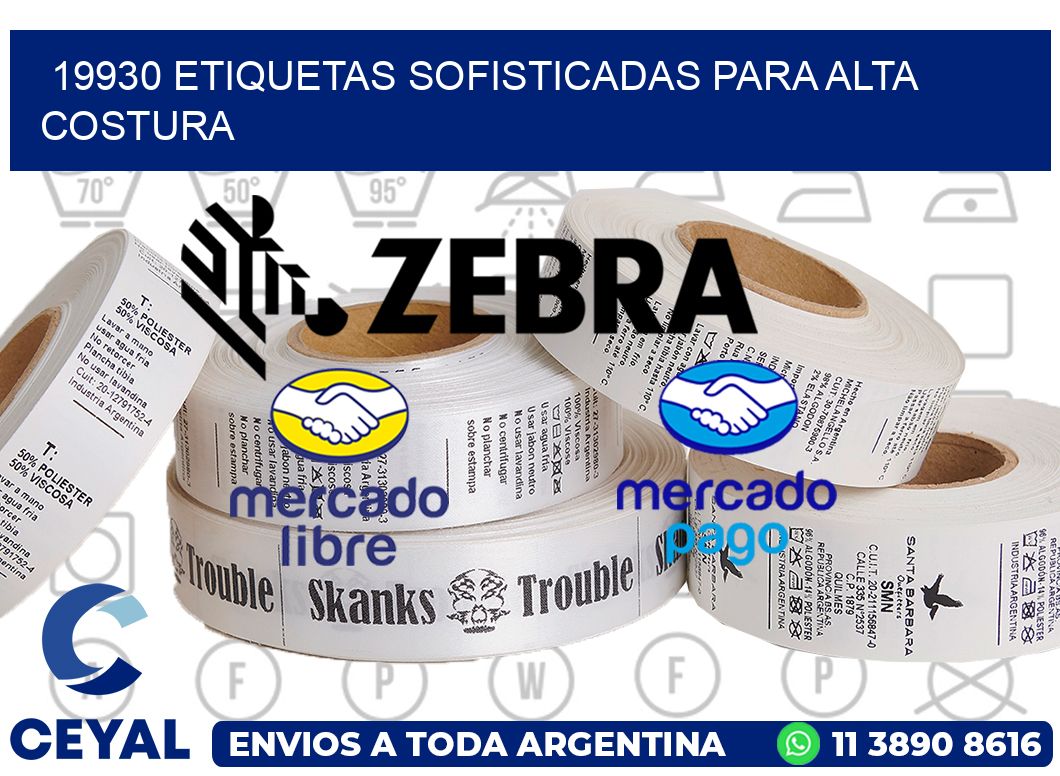 19930 ETIQUETAS SOFISTICADAS PARA ALTA COSTURA