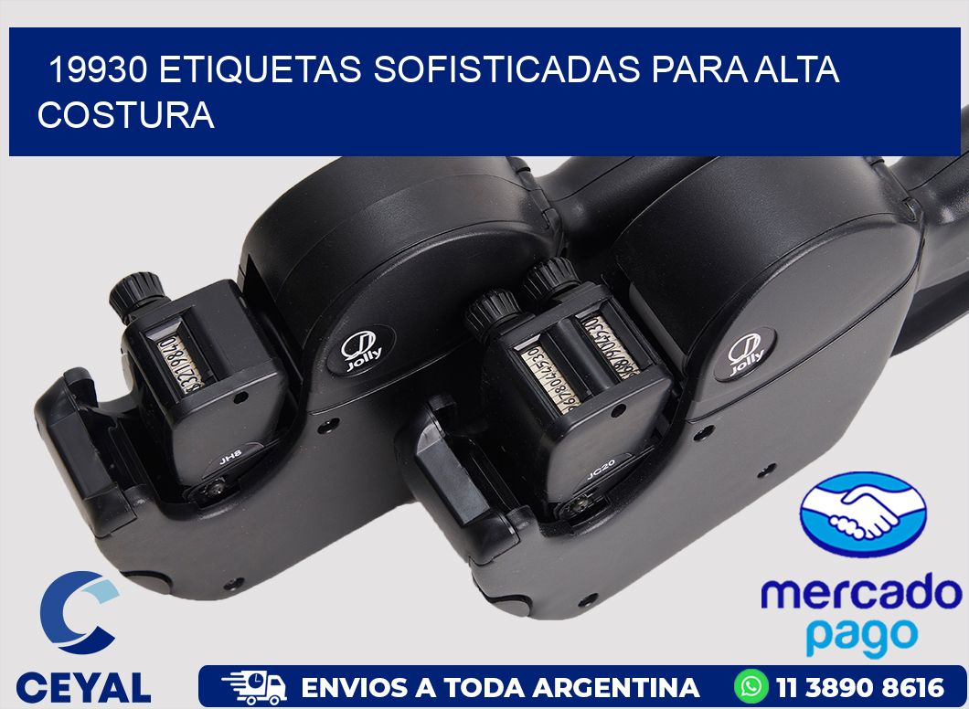 19930 ETIQUETAS SOFISTICADAS PARA ALTA COSTURA