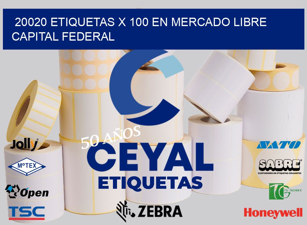20020 ETIQUETAS X 100 EN MERCADO LIBRE CAPITAL FEDERAL