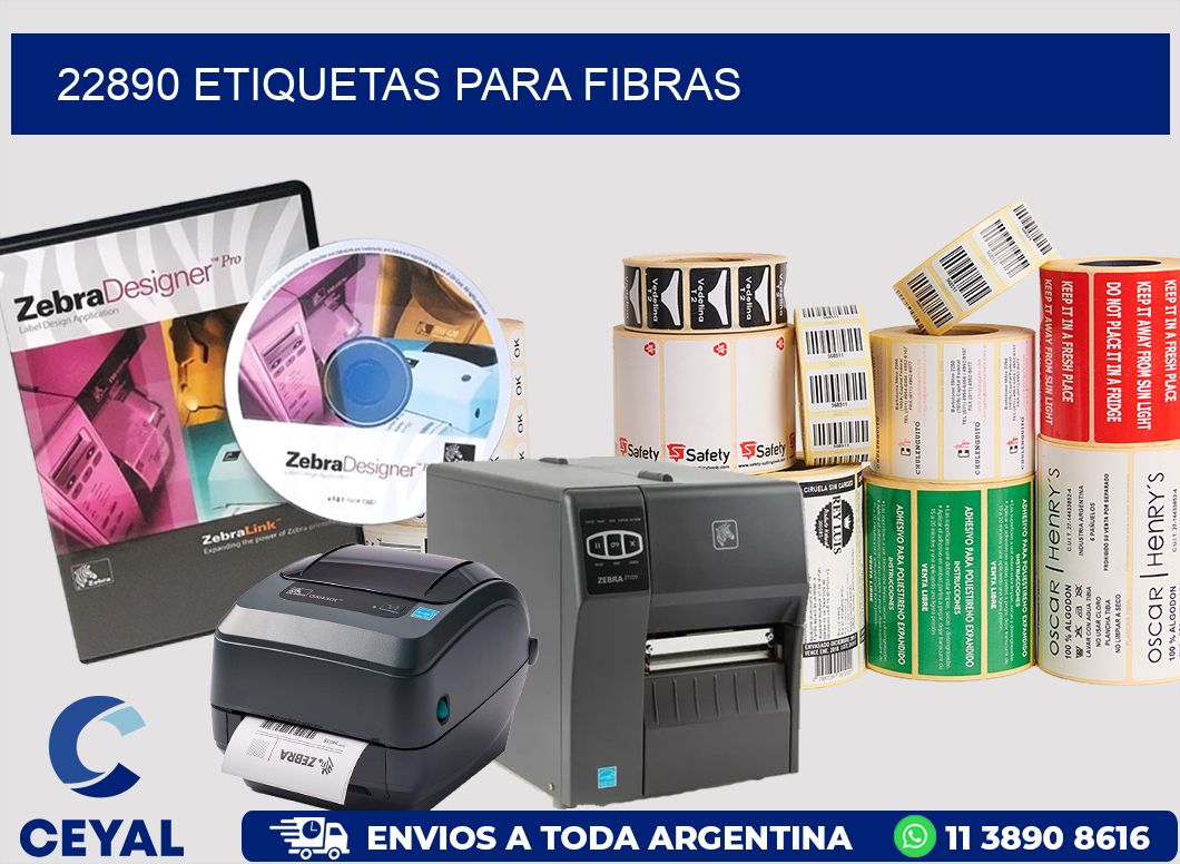 22890 ETIQUETAS PARA FIBRAS