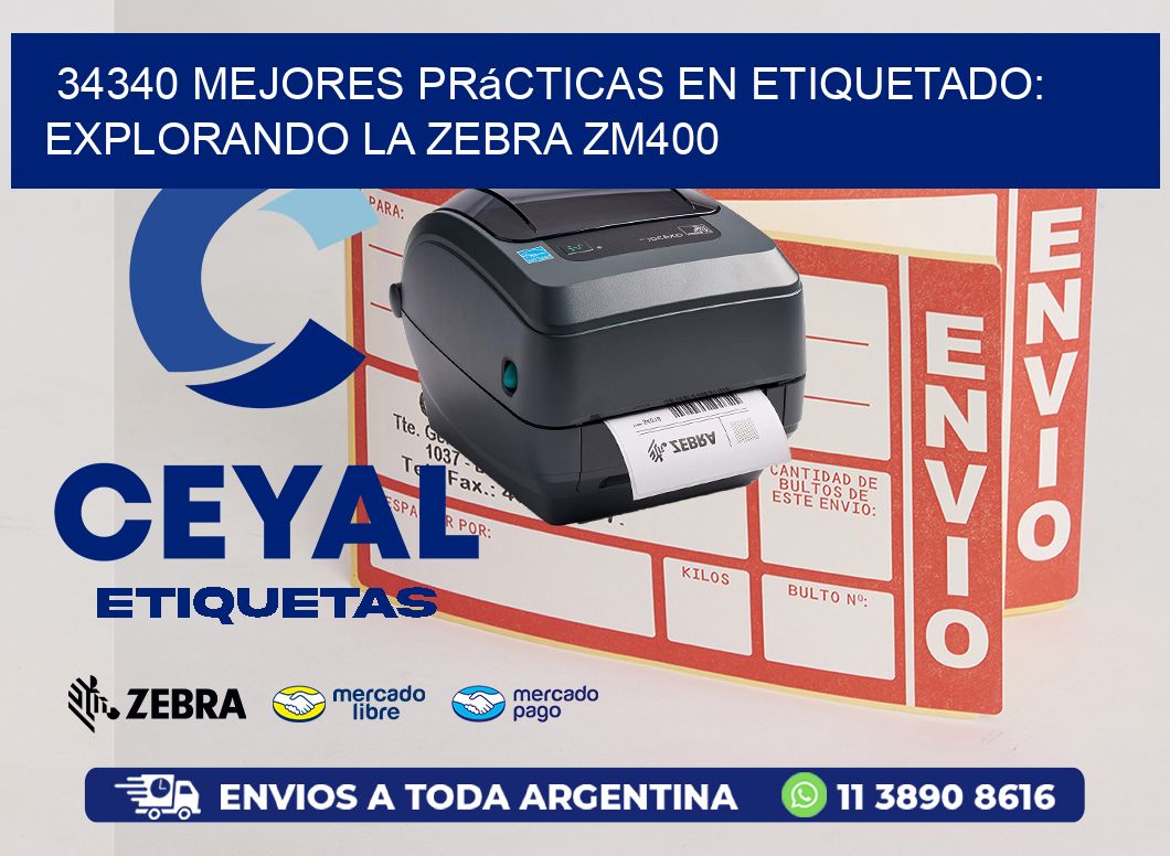 34340 Mejores Prácticas en Etiquetado: Explorando la Zebra ZM400