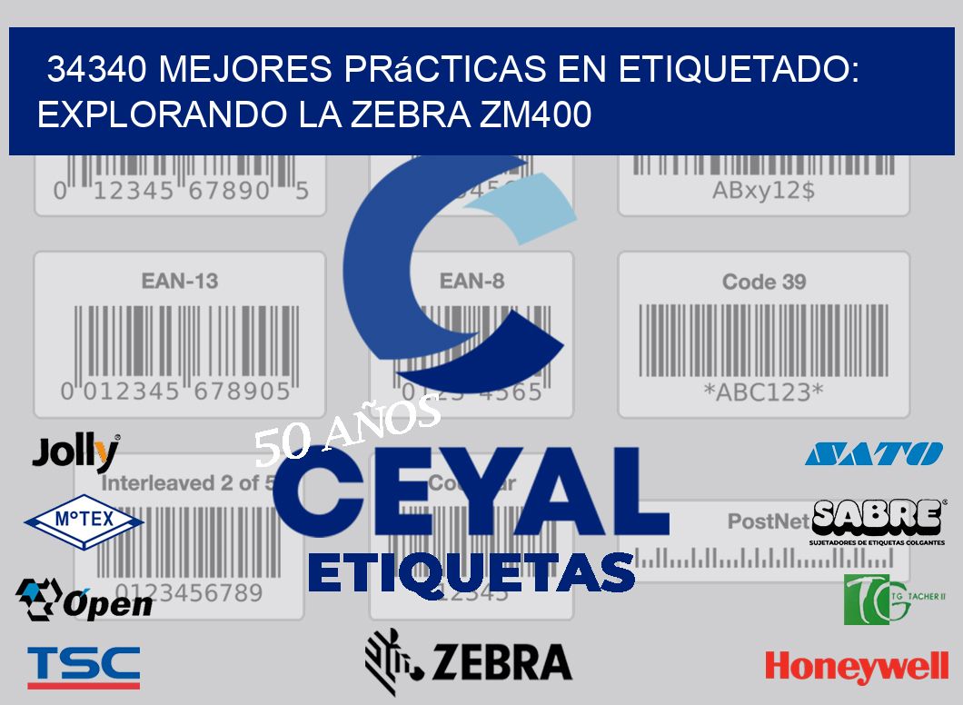 34340 Mejores Prácticas en Etiquetado: Explorando la Zebra ZM400