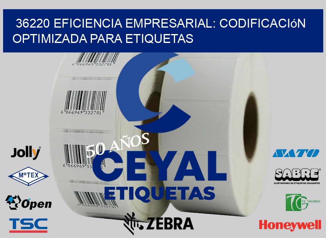 36220 Eficiencia Empresarial: Codificación Optimizada para Etiquetas