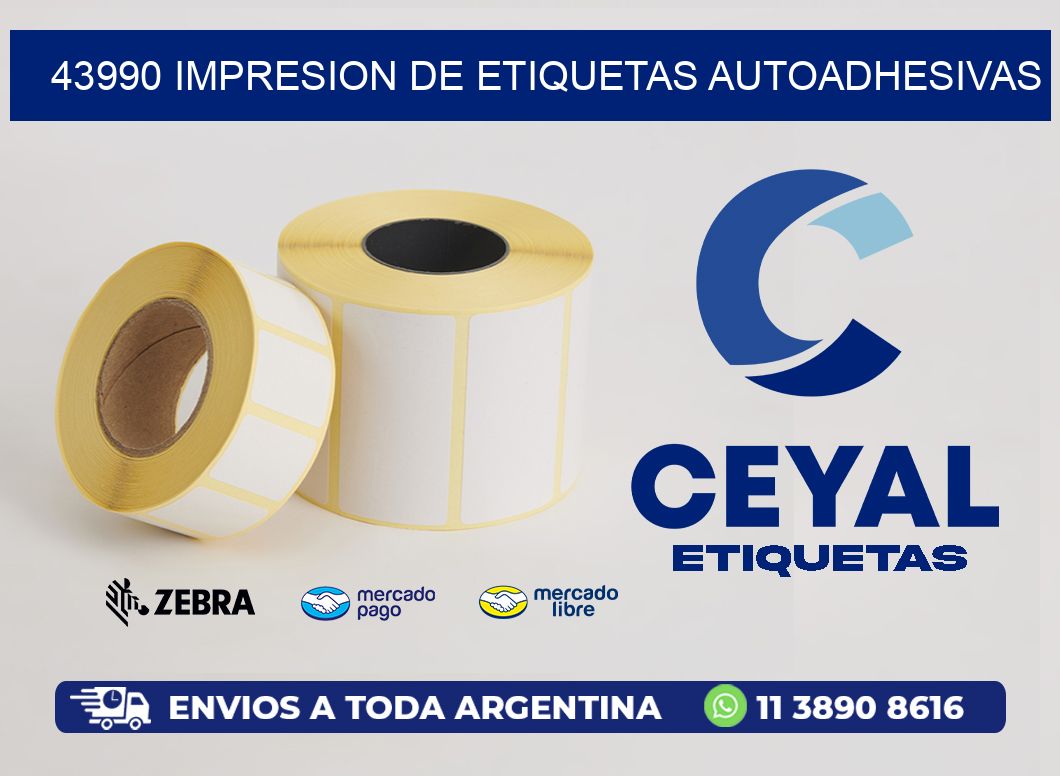43990 IMPRESION DE ETIQUETAS AUTOADHESIVAS