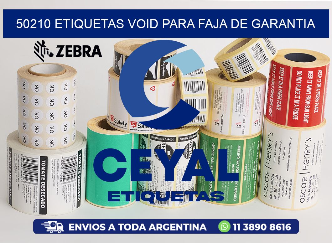 50210 etiquetas void para faja de garantia