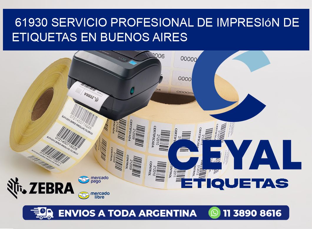 61930 Servicio Profesional de Impresión de Etiquetas en Buenos Aires