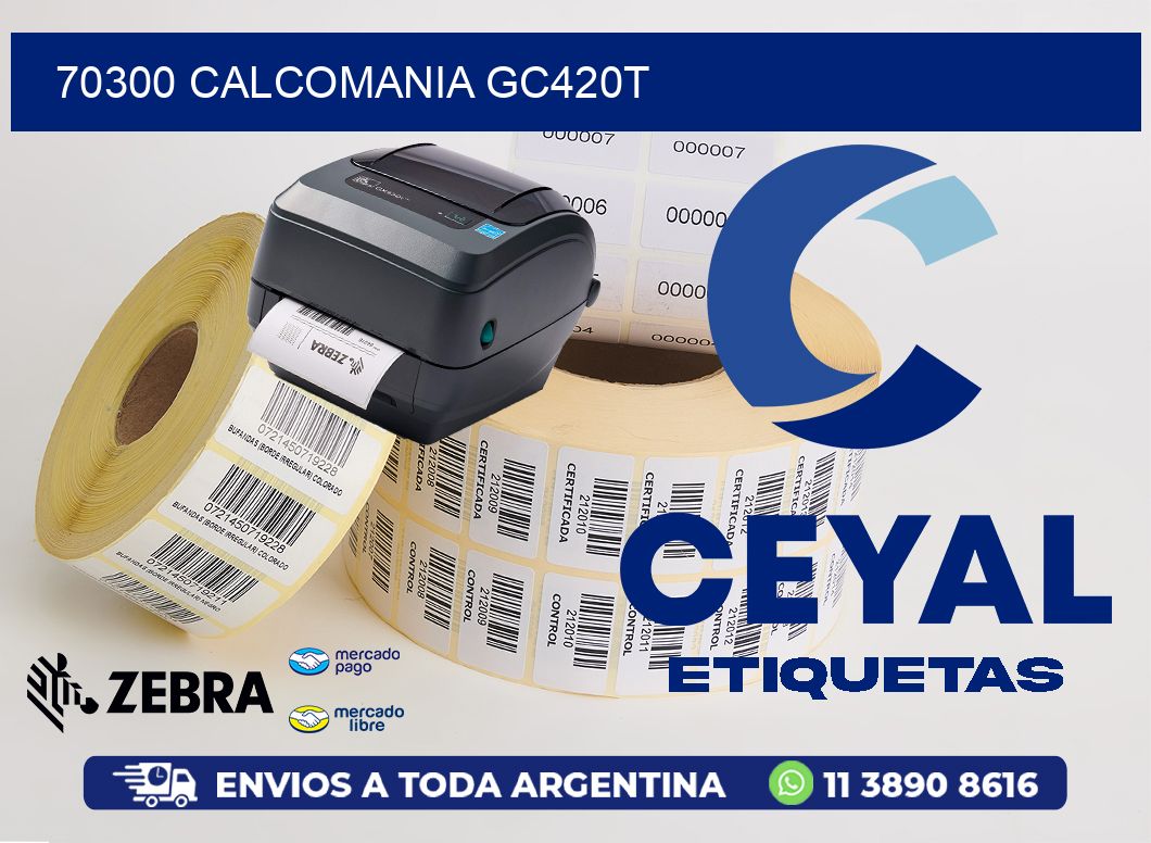 70300 CALCOMANIA GC420T
