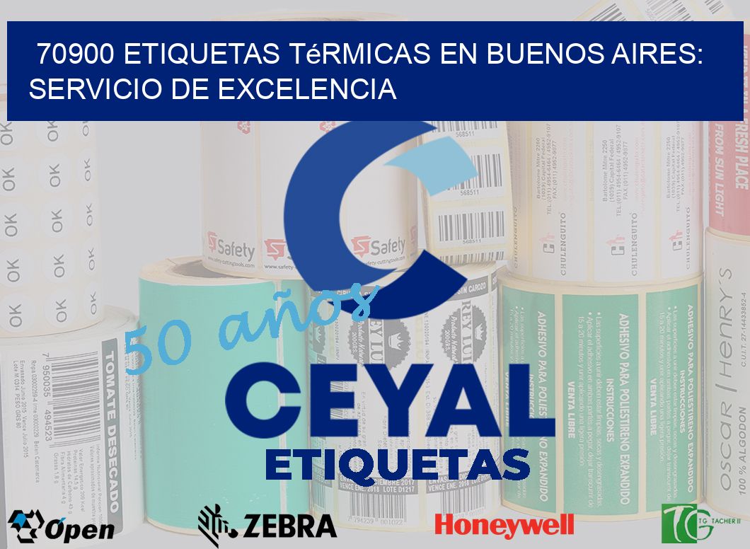 70900 Etiquetas Térmicas en Buenos Aires: Servicio de Excelencia