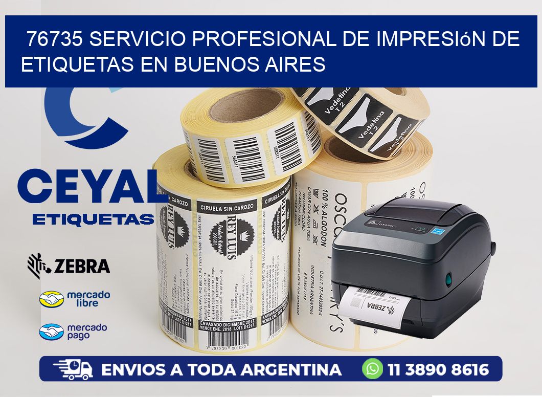76735 Servicio Profesional de Impresión de Etiquetas en Buenos Aires