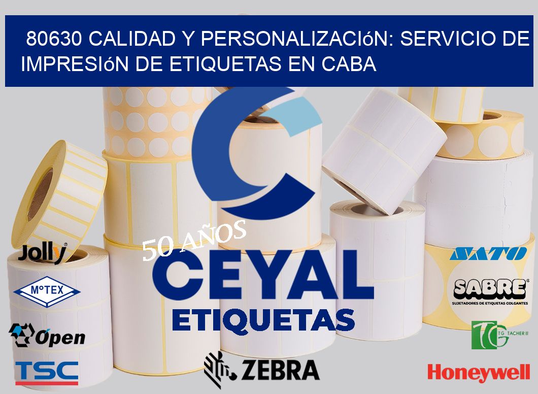 80630 Calidad y Personalización: Servicio de Impresión de Etiquetas en CABA