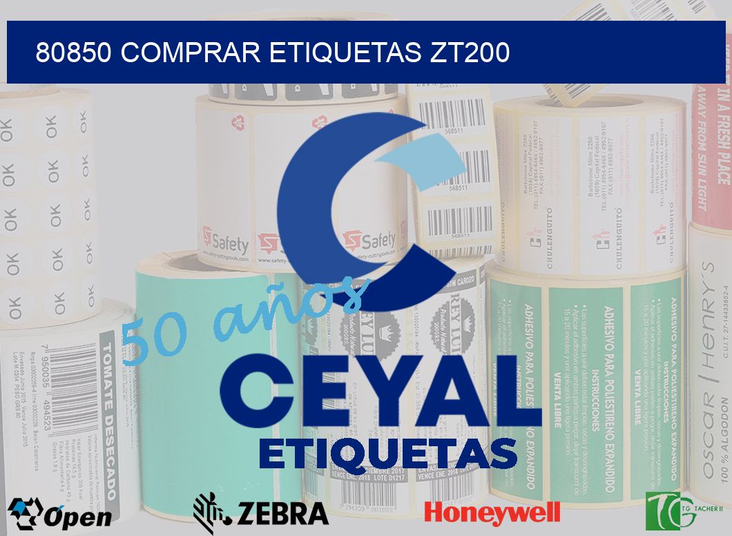 80850 COMPRAR ETIQUETAS ZT200