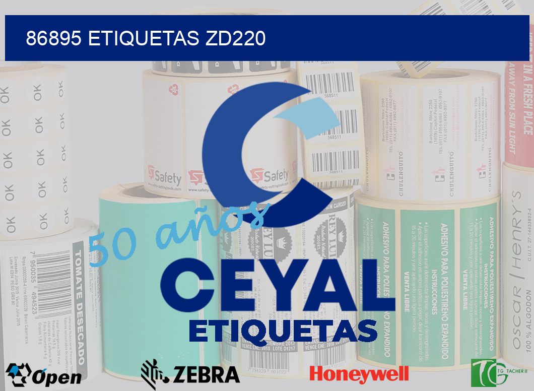 86895 ETIQUETAS ZD220