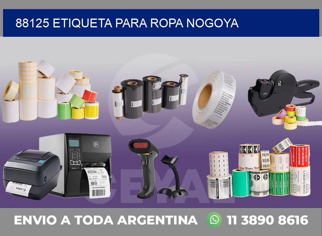 88125 ETIQUETA PARA ROPA NOGOYA