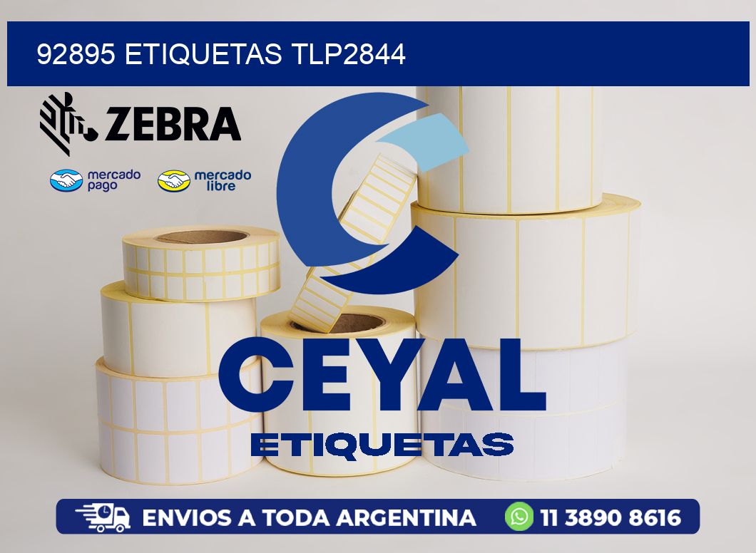 92895 ETIQUETAS TLP2844