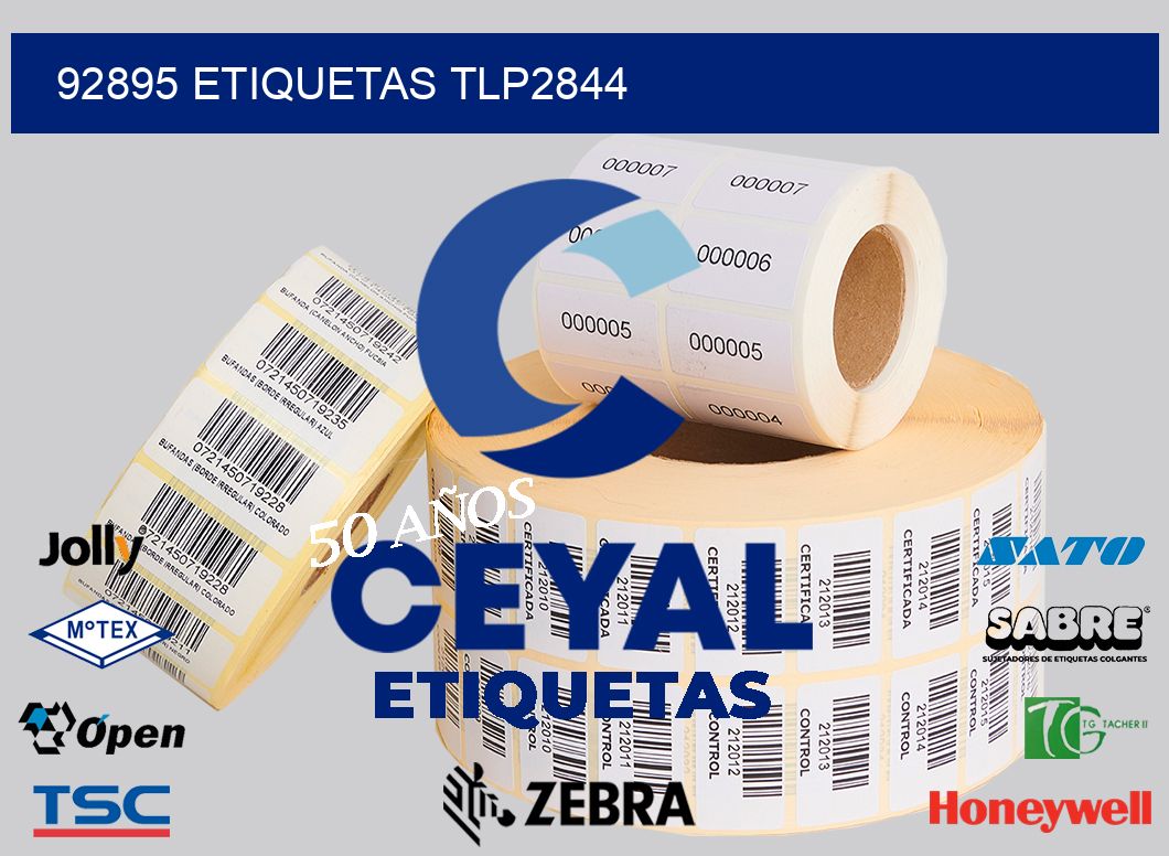 92895 ETIQUETAS TLP2844