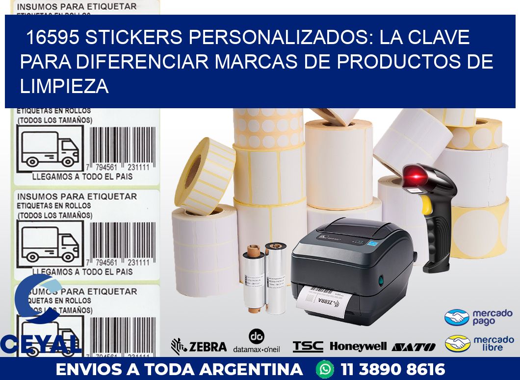 16595 STICKERS PERSONALIZADOS: LA CLAVE PARA DIFERENCIAR MARCAS DE PRODUCTOS DE LIMPIEZA