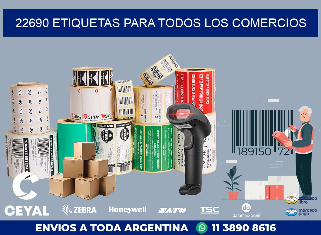 22690 ETIQUETAS PARA TODOS LOS COMERCIOS