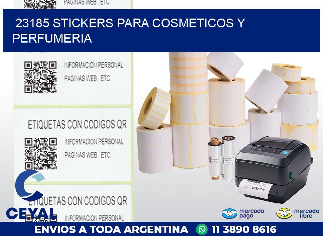 23185 STICKERS PARA COSMETICOS Y PERFUMERIA