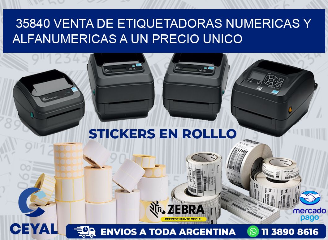 35840 VENTA DE ETIQUETADORAS NUMERICAS Y ALFANUMERICAS A UN PRECIO UNICO