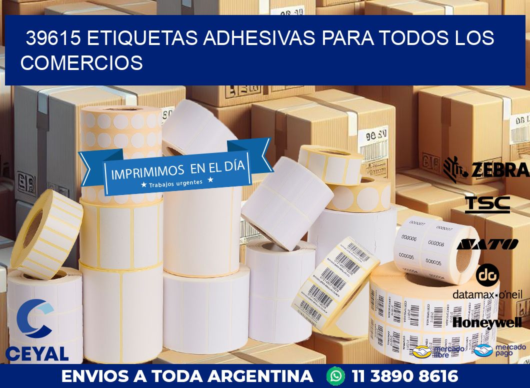 39615 ETIQUETAS ADHESIVAS PARA TODOS LOS COMERCIOS
